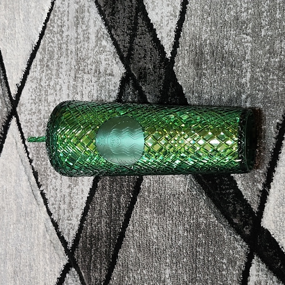STARBUCKS 2021 JEWELED EMERALD GREEN VENTI TUMBLER